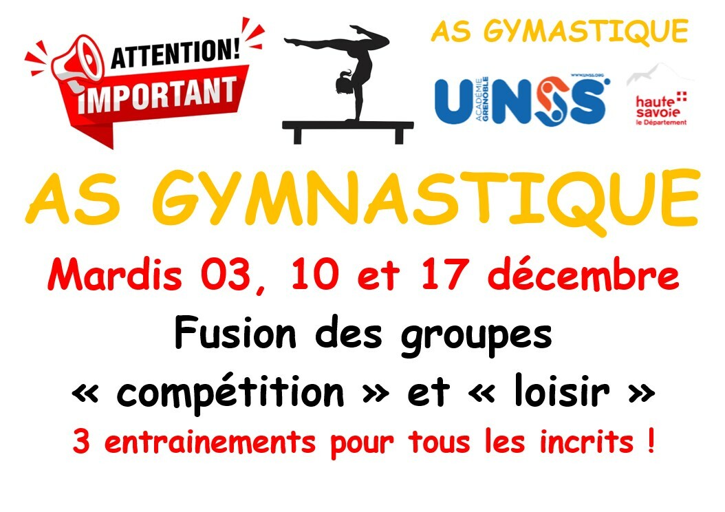 AS GYMNASTIQUE 