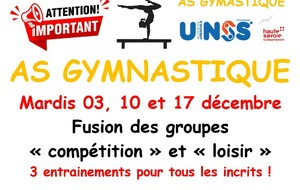 AS GYMNASTIQUE 