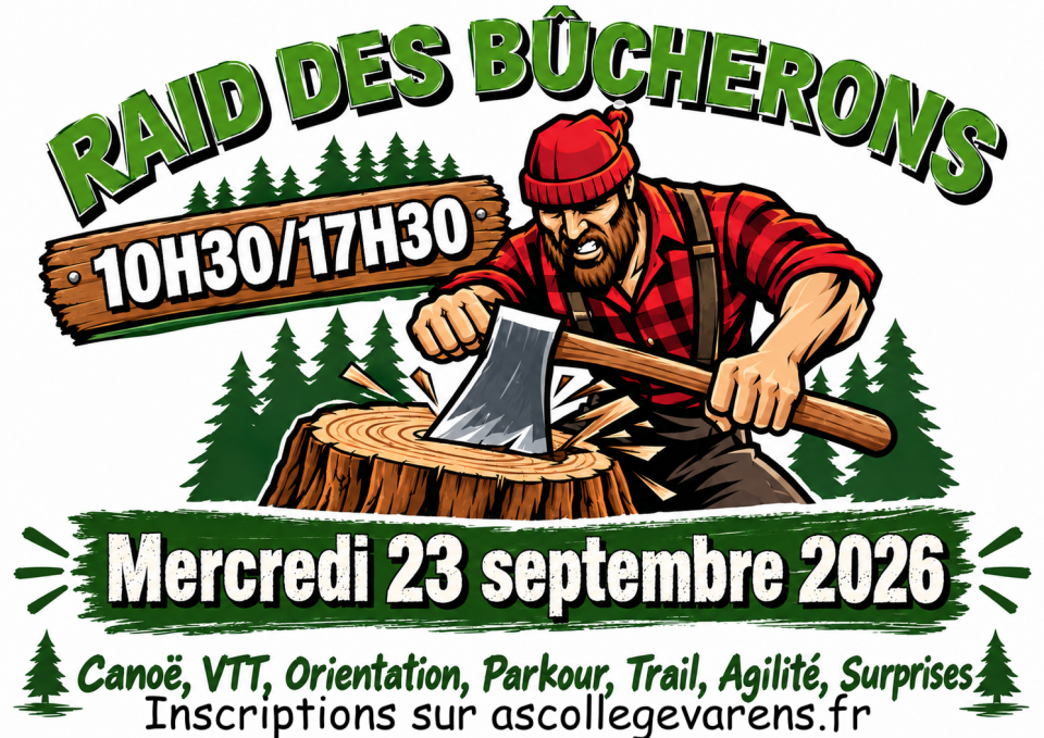 RAID des BUCHERONS  MERCREDI 23 SEPT 2026